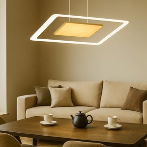 Aruba linea light lampadario oro led 17w 3000k