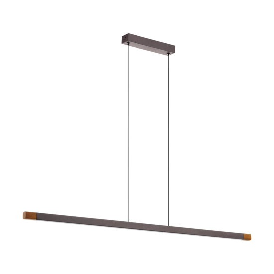Lisciana eglo lampadario moderno legno led per soggiorno
