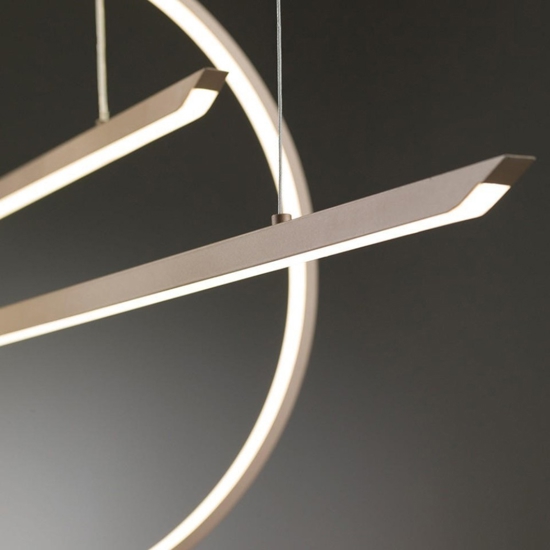 Vivida in&out lampadario design colore sabbia moderno led 50w 3000k 4000k
