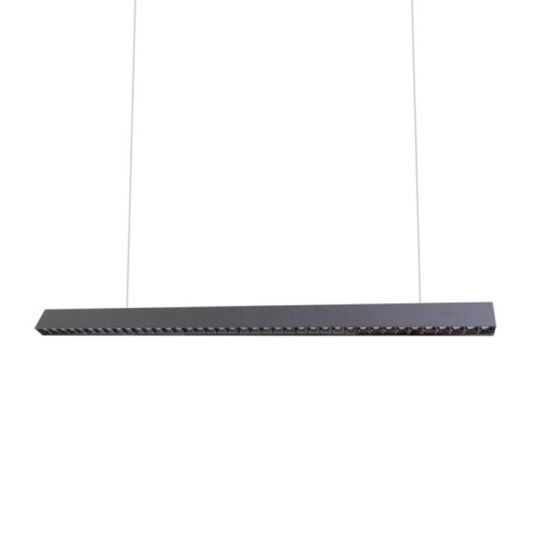Lampadario led per scrivania ufficio nero 40w 3000k fp