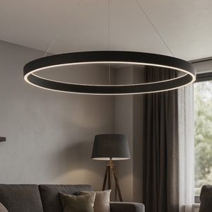 Visualizza i dettagli per Gea luce criseide lampadario moderno led 100w 3000k tondo per salotto Gea luce criseide lampadario moderno led 100w 3000k tondo per salotto