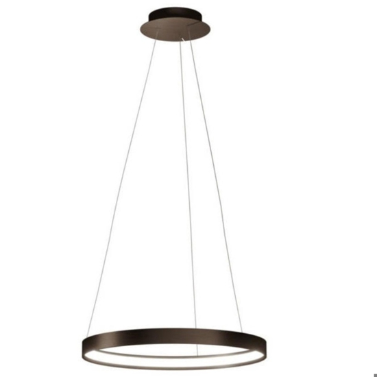 Sforzin anello lampadario particolare moderno bronzo opaco led 3000k