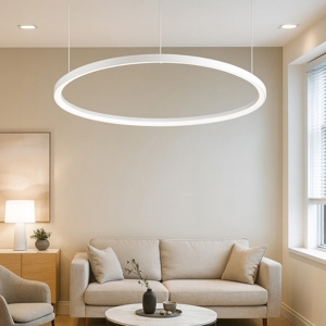 Gemini sp d105 bianco ideal lux lampadario led 80w 3000k