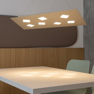 Top light note lampadario led sabbia design moderno