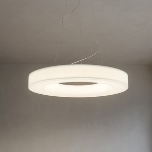 Saturn stilnovo grande lampadario moderno led 3000k 115cm dimmerabile