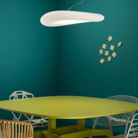 Lampadario design moderno per soggiorno led dimmerabile mr magoo stilnovo