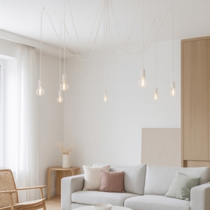 Lampadario pendenti moderno bianco per soggiorno
