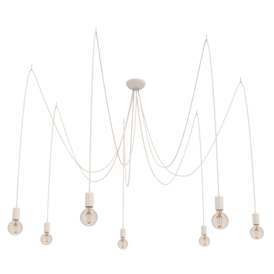 Lampadario pendenti moderno bianco per soggiorno