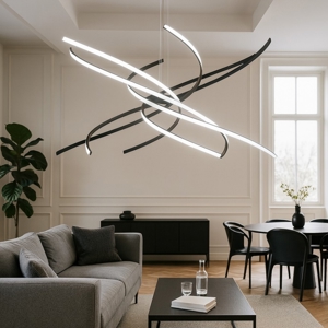 Visualizza i dettagli per Lampadario moderno per soggiorno led 88w 4000k toplight tornado Lampadario moderno per soggiorno led 88w 4000k toplight tornado