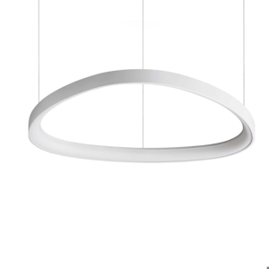 Gemini sp d061 bianco ideal lux lampadario moderno led 48w 3000k