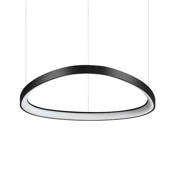 Lampadario moderno gemini sp d061 nero ideal lux led 48w 3000k