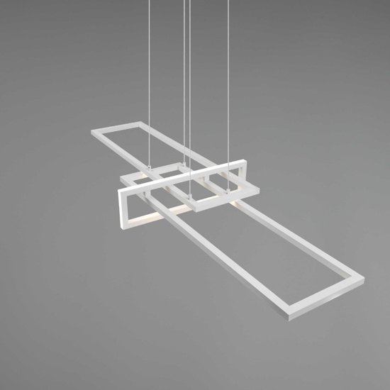 Lampadario led 34w 4000k bianco dimmerabile per soggiorno