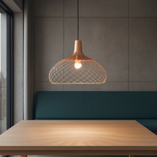 Lampadario moderno mongolfier stilnovo rame
