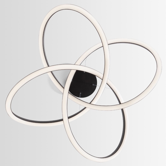 Lampadario nero per soggiorno moderno led dimmerabile