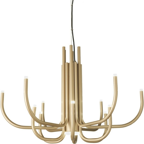 Ondaluce lampadario moderno so nouveau led oro