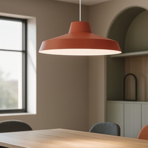 Lampadario moderno rosso linea light miguel led 3000k
