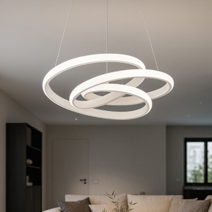 Lampadario diva sg gea luce bianco moderno led 47w 3000k