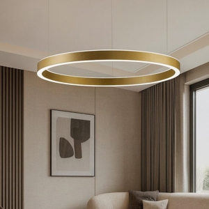 Visualizza i dettagli per Gea luce criseide lampadario moderno led 100w 3000k colore oro Gea luce criseide lampadario moderno led 100w 3000k colore oro