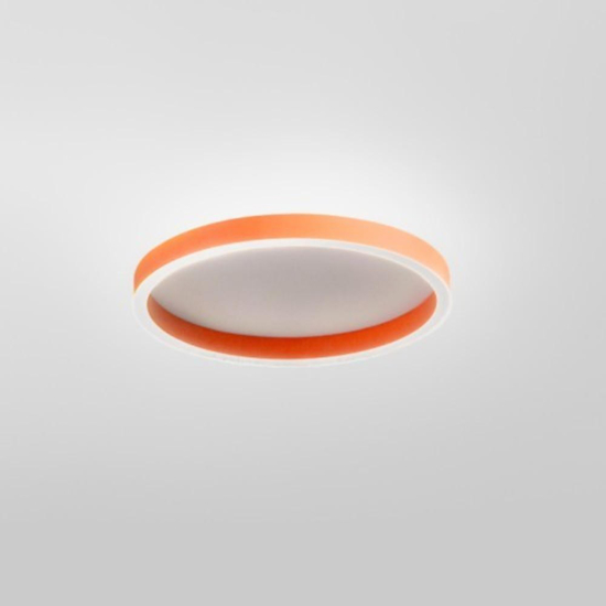 Plafoniera led 30w 3000k gea luce krizia terracotta tonda