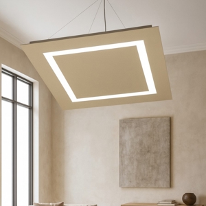 Lampadario moderno da soggiorno top light carpet sabbia