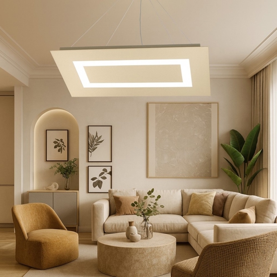 Carpet toplight lampadario moderno sabbia per soggiorno