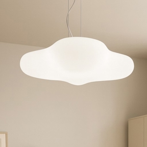 Lampadario nuvola bianca design moderna