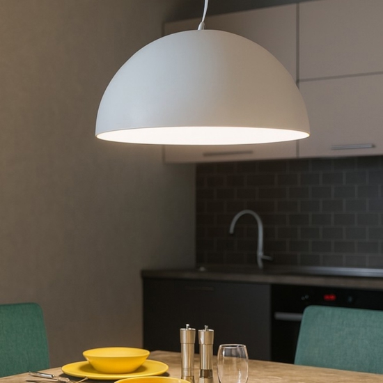 Affralux lampadario da cucina led 60w 3000k bianco