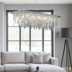 Affralux frangia lampadario di cristallo sala da pranzo