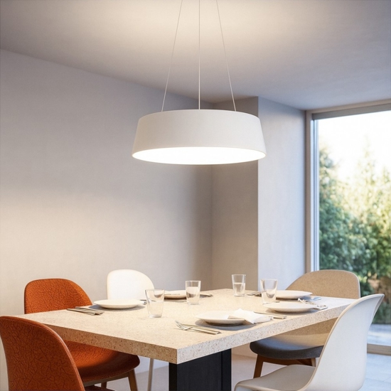 Stilnovo oxygen lampadario led 36w 3000k per salotto moderno