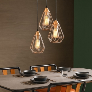 Tarbes eglo lampadario moderno rame per soggiorno