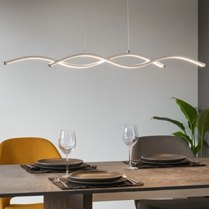 Visualizza i dettagli per Lampadario moderno led 20w 3000k cromato per soggiorno lasana eglo Lampadario moderno led 20w 3000k cromato per soggiorno lasana eglo