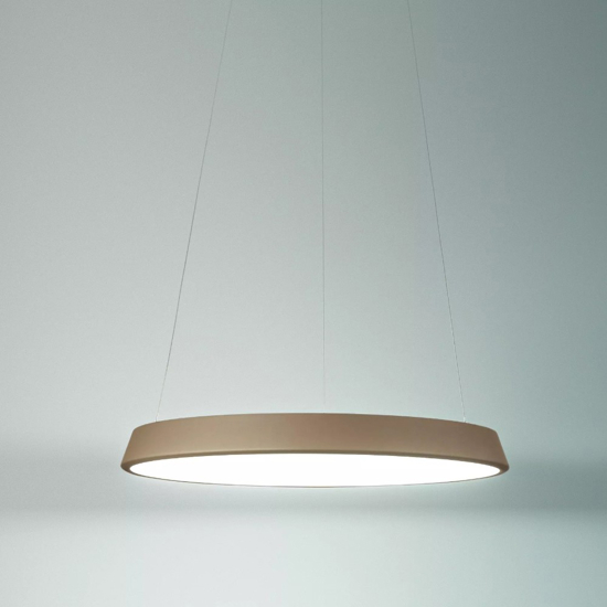 Lampadario moderno led 35w 3200k diodi sabbia affralux