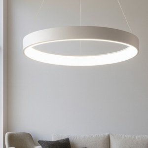 Affralux band diodi 108cm lampadario led 136w 3000k bianco