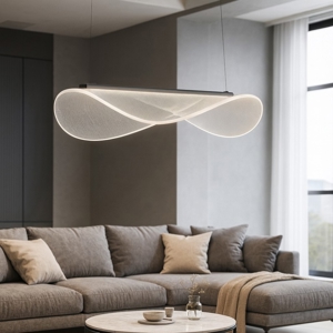 Lampadario moderno led 21w 3000k per salotto stilnovo diphy