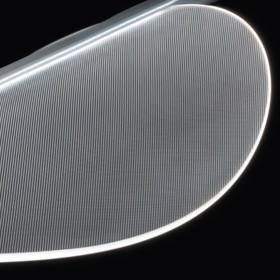 Lampadario moderno led 21w 3000k per salotto stilnovo diphy