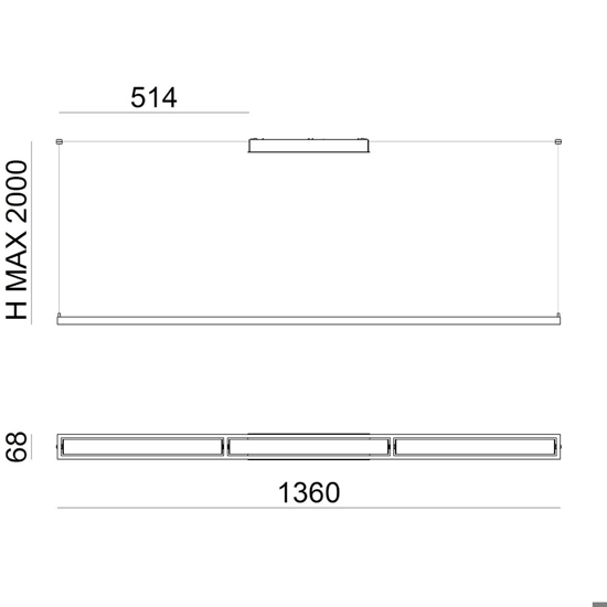 Tablet stilnovo lampadario moderno bianco per tavolo da ufficio led 3000k