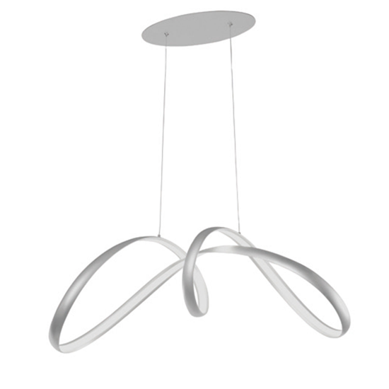 Lampadario design moderno ondaluce lumen 85 grigio