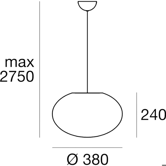 Lampadario per esterno linea light oh smash p65