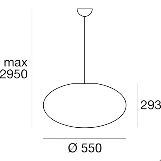 Lampadario moderno bianco linea light oh!smash p65