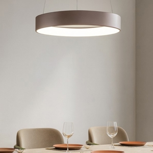 Affralux band diodi 80cm lampadario cerchio marrone caffe
