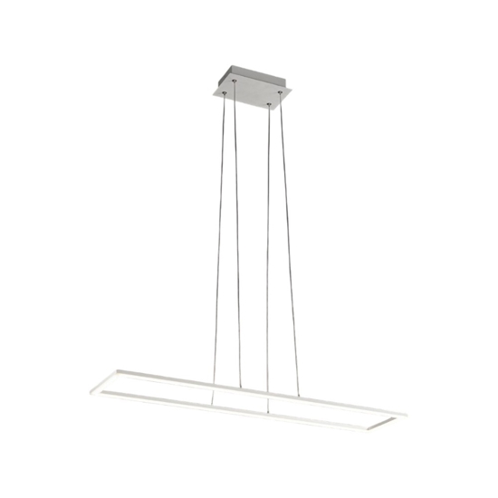 Lampadario led 72w 3000k bianco affralux quattro per soggiorno
