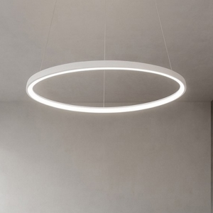 Aluring affralux lampadario cerchio bianco led 3200k