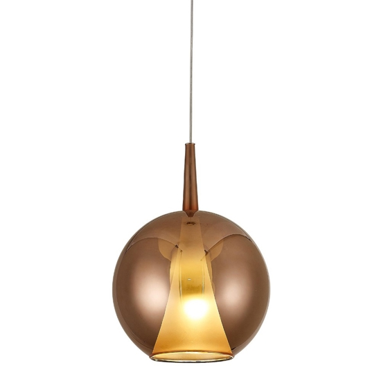 Lampadario vetri multicolor pendenti per soggiorno moderno