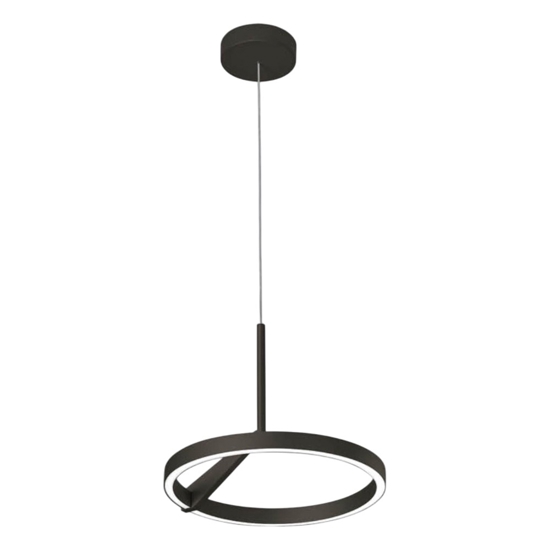 Lampadario moderno vivida meridiana bronzo led 17w 3000k 4000k