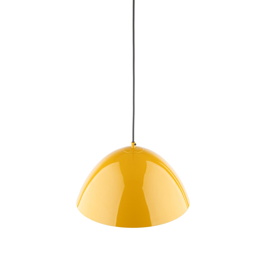 Lampadario giallo ocra 50cm per per isola penisola cucina