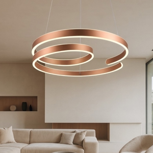 Lampadario nastro moderno led 3000k per salotto