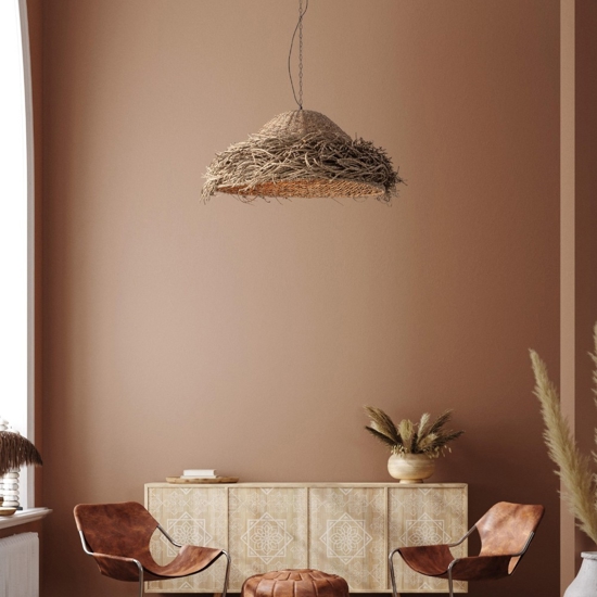 Lampadario alga marina intrecciata