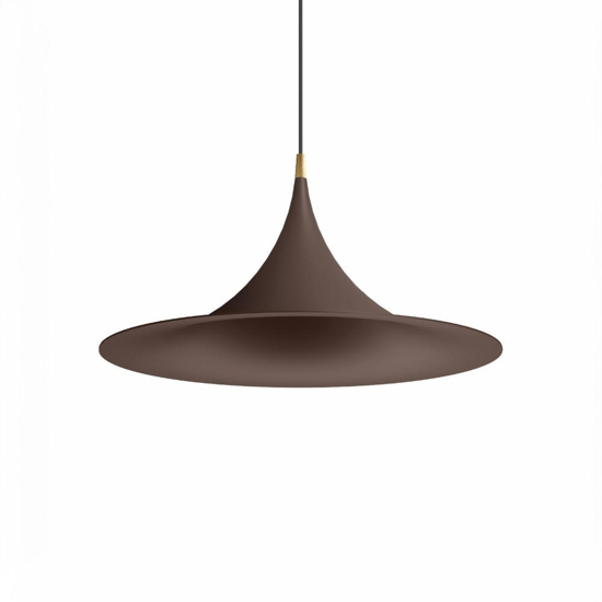 Morgana linea light lampadario tavolo da pranzo marrone e27