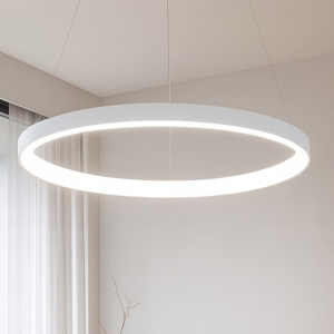Lampadario moderno krizia sg bianco gea luce led 60w 3000k