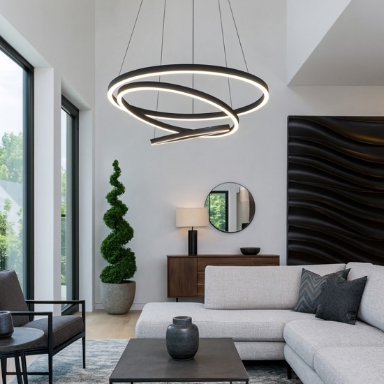 Lobinero z eglo lampadario moderno per salotto led da 2700k a 6500k